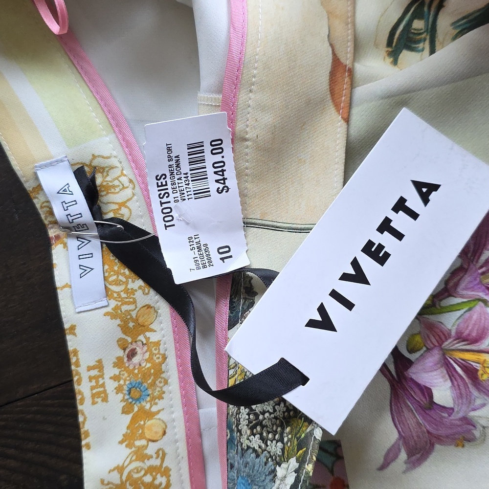 NWT Vivetta Graphic-Print Suit 2pc. Blazer Shorts - Picture 5 of 16